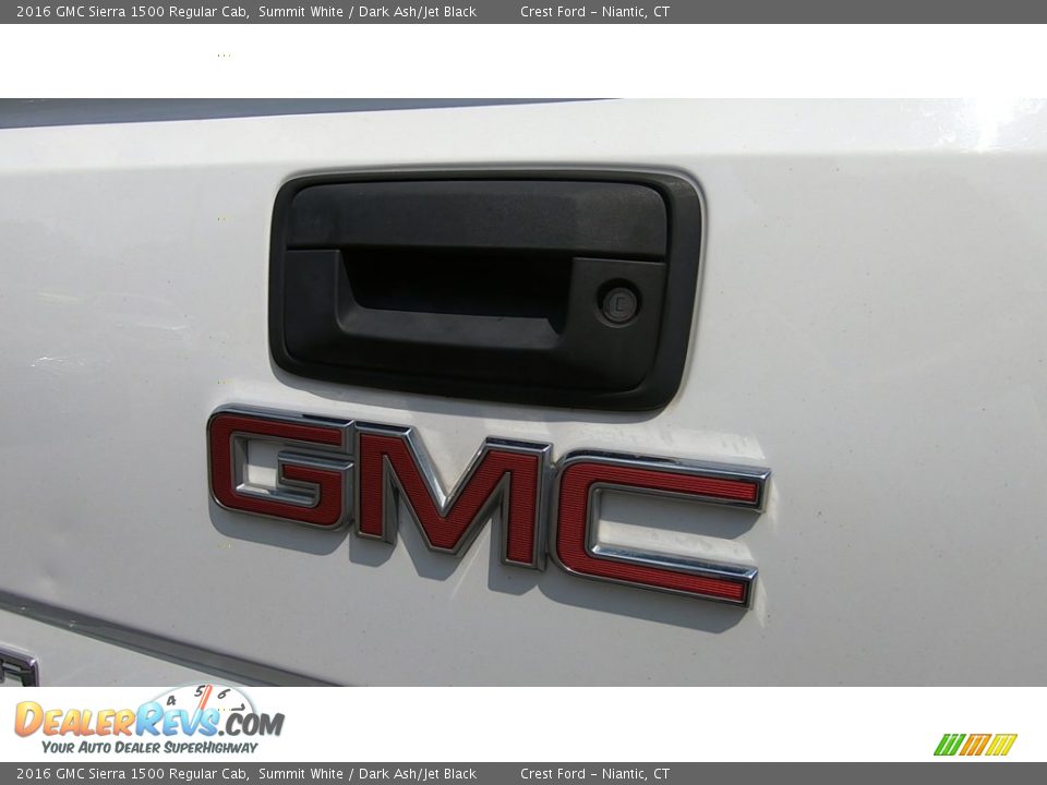 2016 GMC Sierra 1500 Regular Cab Summit White / Dark Ash/Jet Black Photo #9