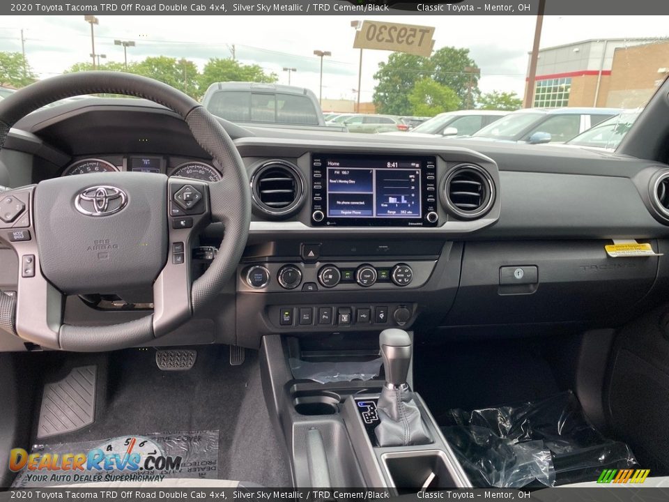 2020 Toyota Tacoma TRD Off Road Double Cab 4x4 Silver Sky Metallic / TRD Cement/Black Photo #4