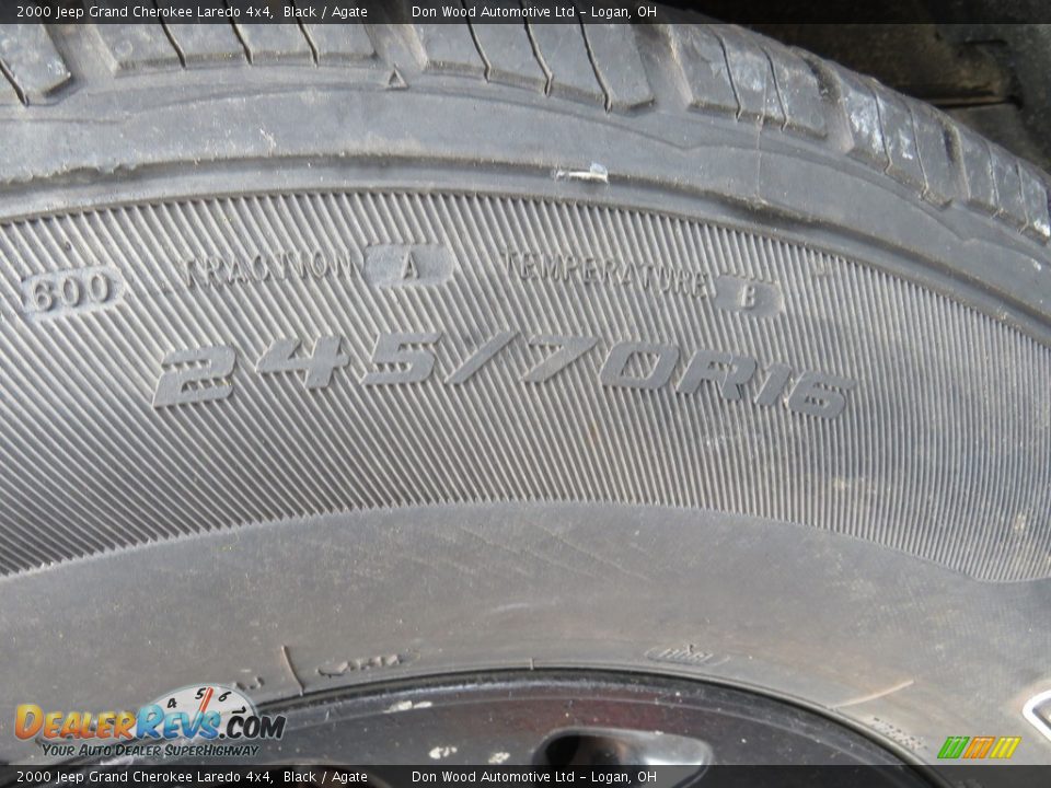 2000 Jeep Grand Cherokee Laredo 4x4 Black / Agate Photo #7