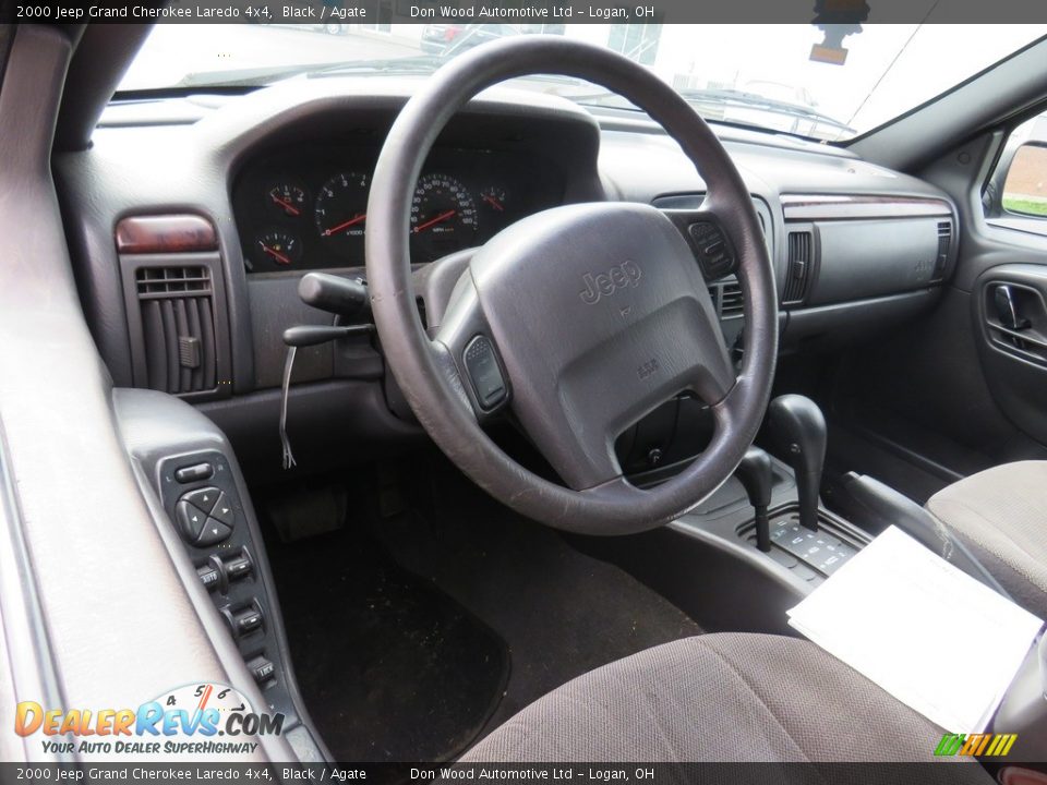 2000 Jeep Grand Cherokee Laredo 4x4 Black / Agate Photo #8