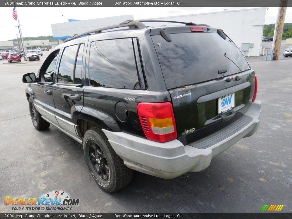 2000 Jeep Grand Cherokee Laredo 4x4 Black / Agate Photo #12