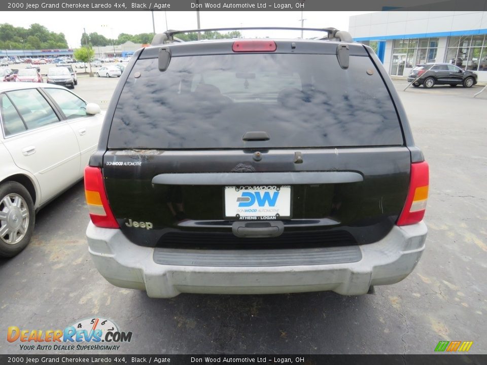 2000 Jeep Grand Cherokee Laredo 4x4 Black / Agate Photo #13