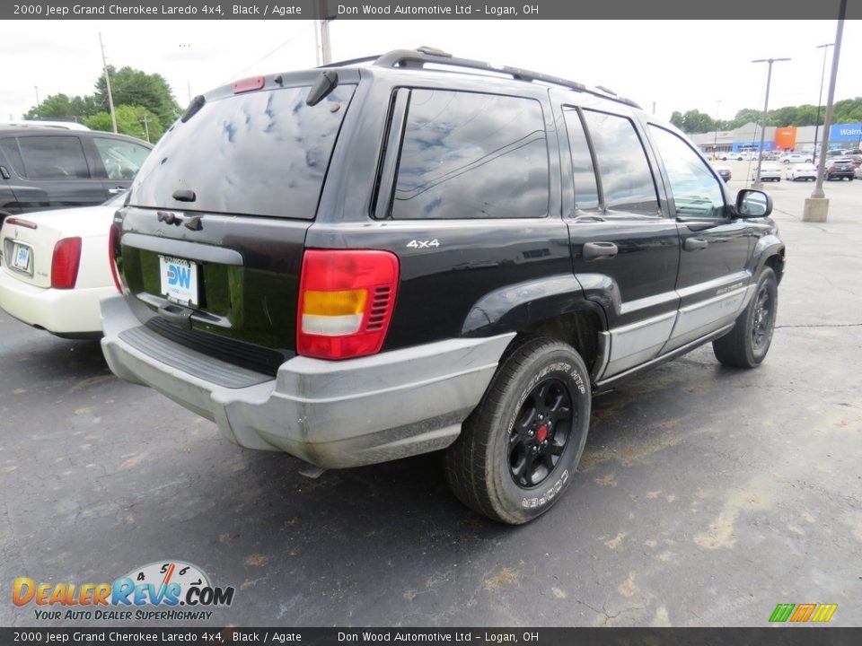 2000 Jeep Grand Cherokee Laredo 4x4 Black / Agate Photo #15