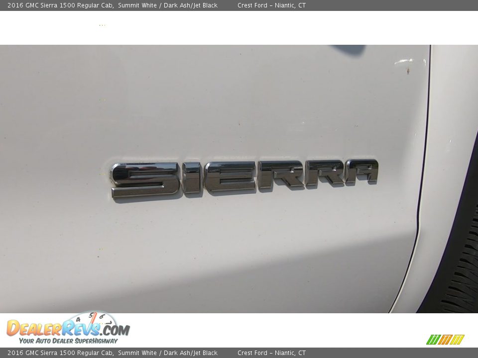 2016 GMC Sierra 1500 Regular Cab Summit White / Dark Ash/Jet Black Photo #22