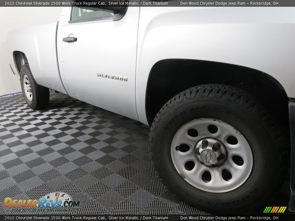 2013 Chevrolet Silverado 1500 Work Truck Regular Cab Silver Ice Metallic / Dark Titanium Photo #3
