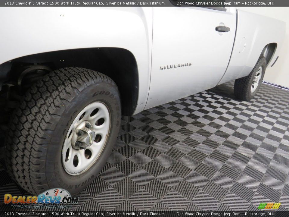 2013 Chevrolet Silverado 1500 Work Truck Regular Cab Silver Ice Metallic / Dark Titanium Photo #8