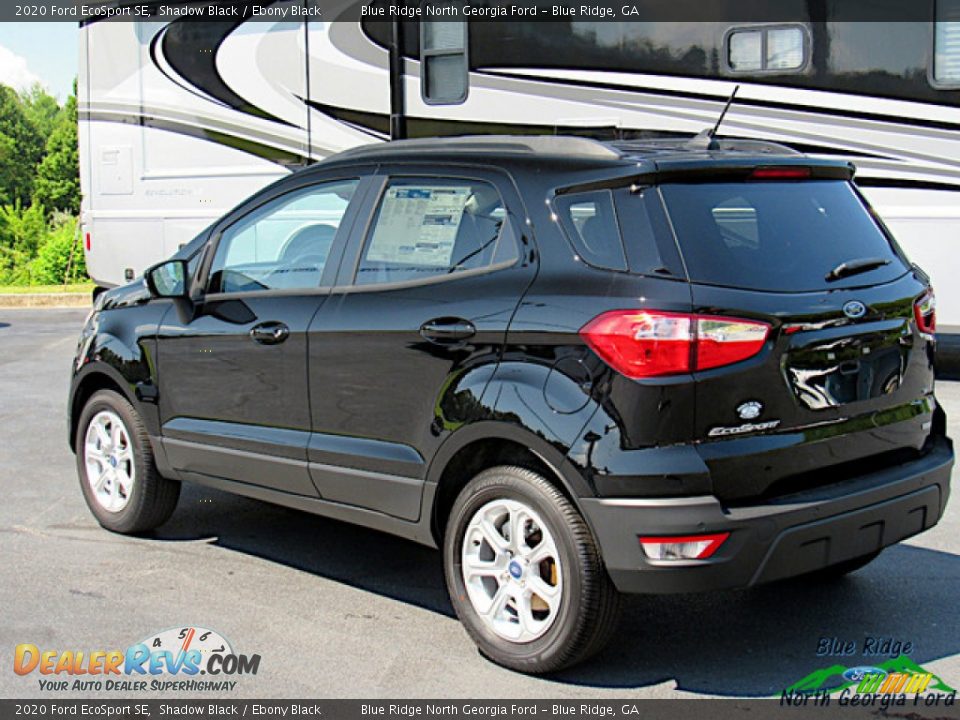 2020 Ford EcoSport SE Shadow Black / Ebony Black Photo #3