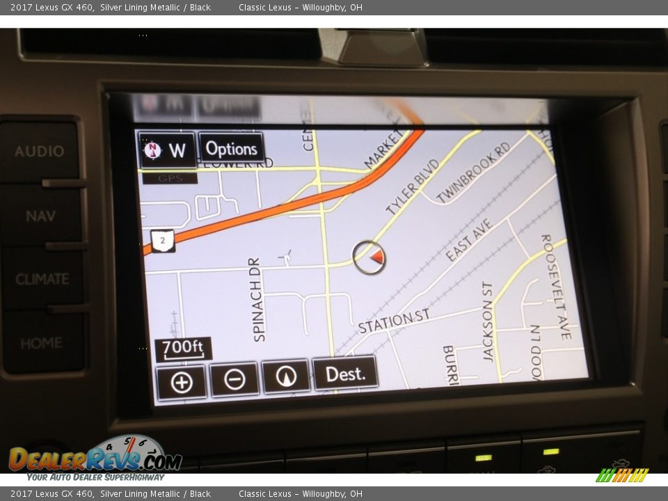 2017 Lexus GX 460 Silver Lining Metallic / Black Photo #19