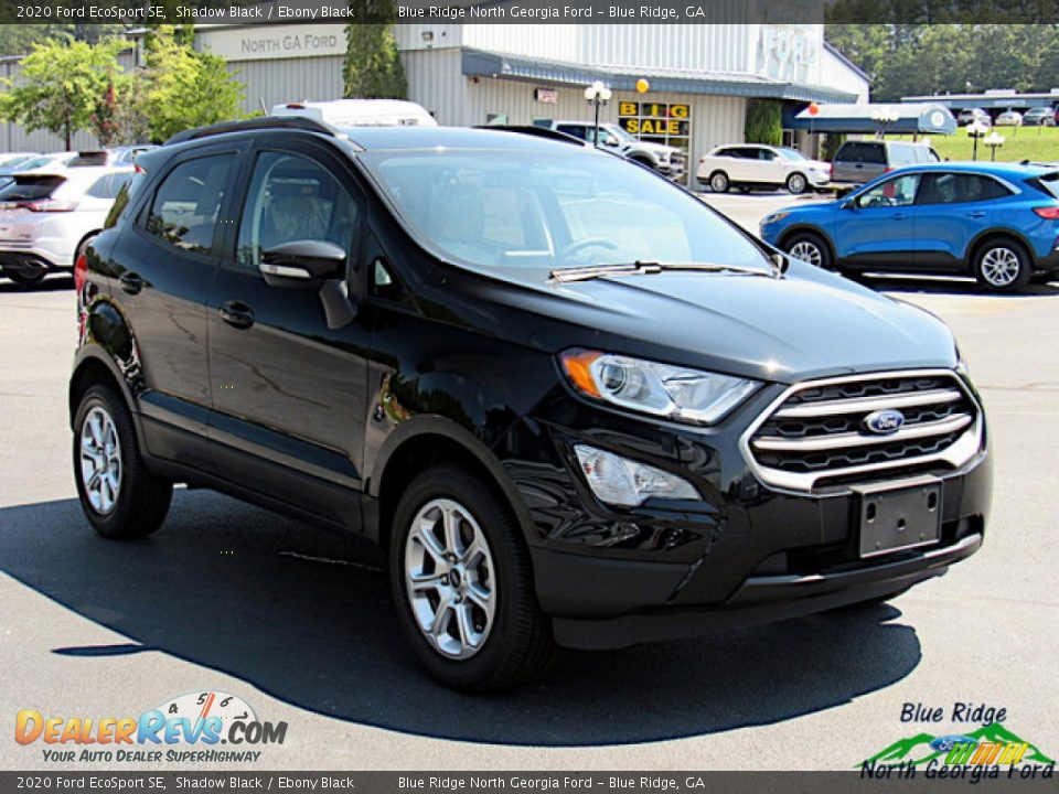 2020 Ford EcoSport SE Shadow Black / Ebony Black Photo #7