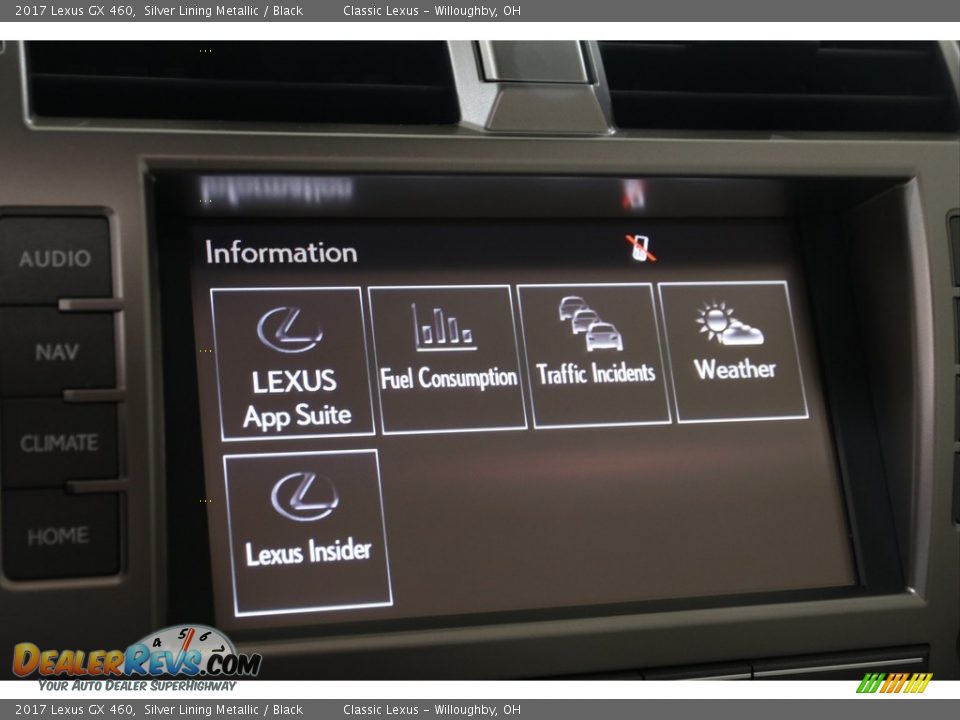 2017 Lexus GX 460 Silver Lining Metallic / Black Photo #22