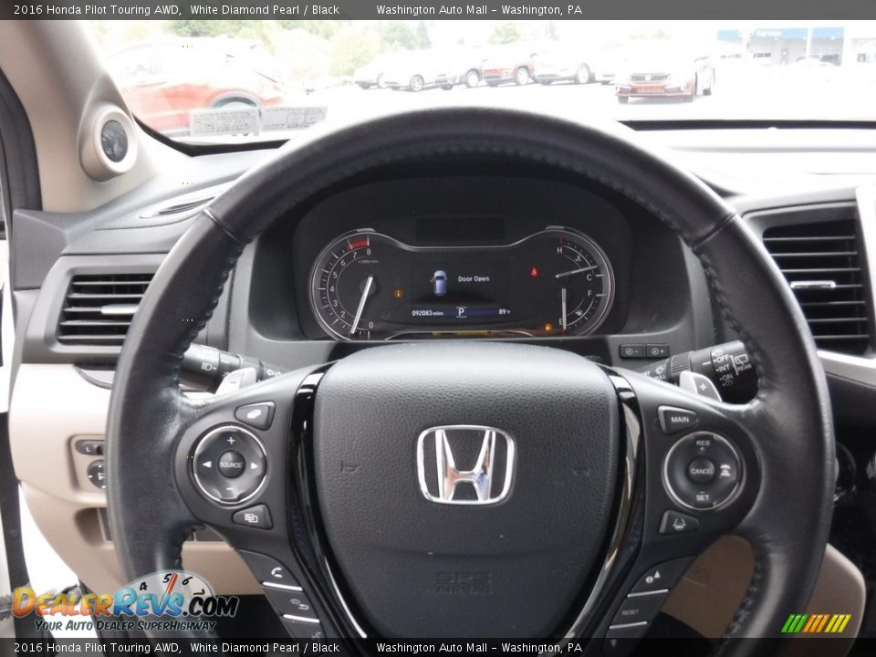 2016 Honda Pilot Touring AWD Steering Wheel Photo #22