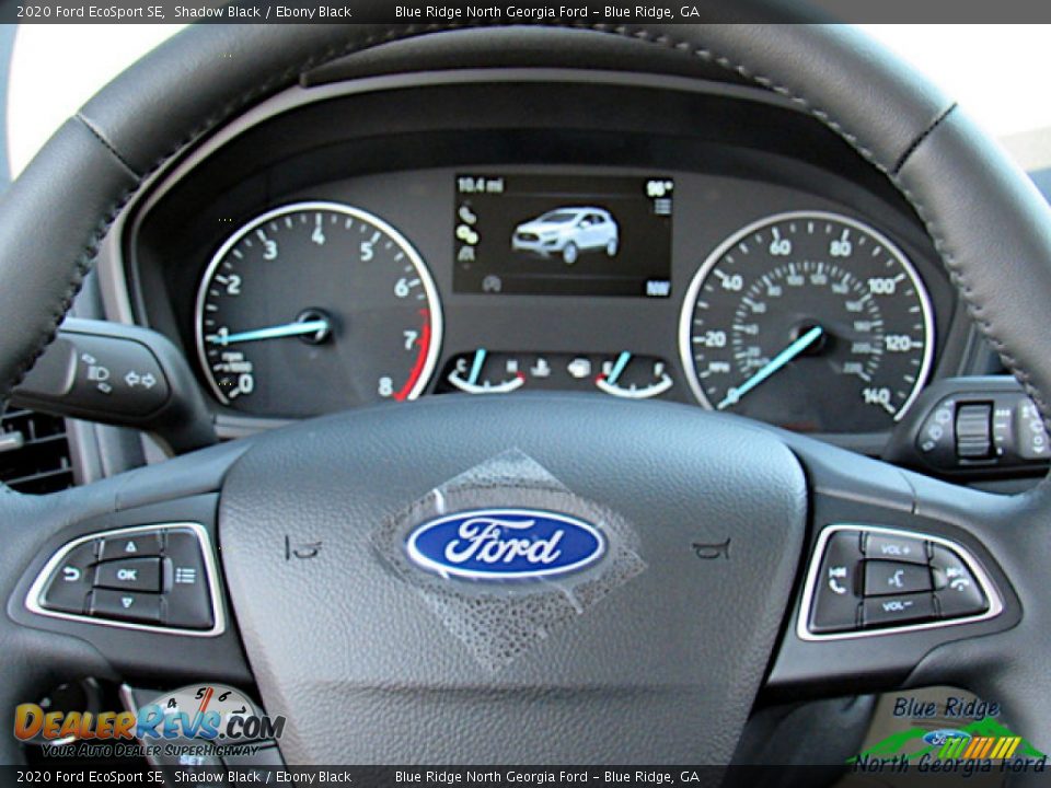 2020 Ford EcoSport SE Shadow Black / Ebony Black Photo #17