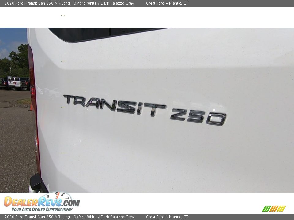 2020 Ford Transit Van 250 MR Long Oxford White / Dark Palazzo Grey Photo #9