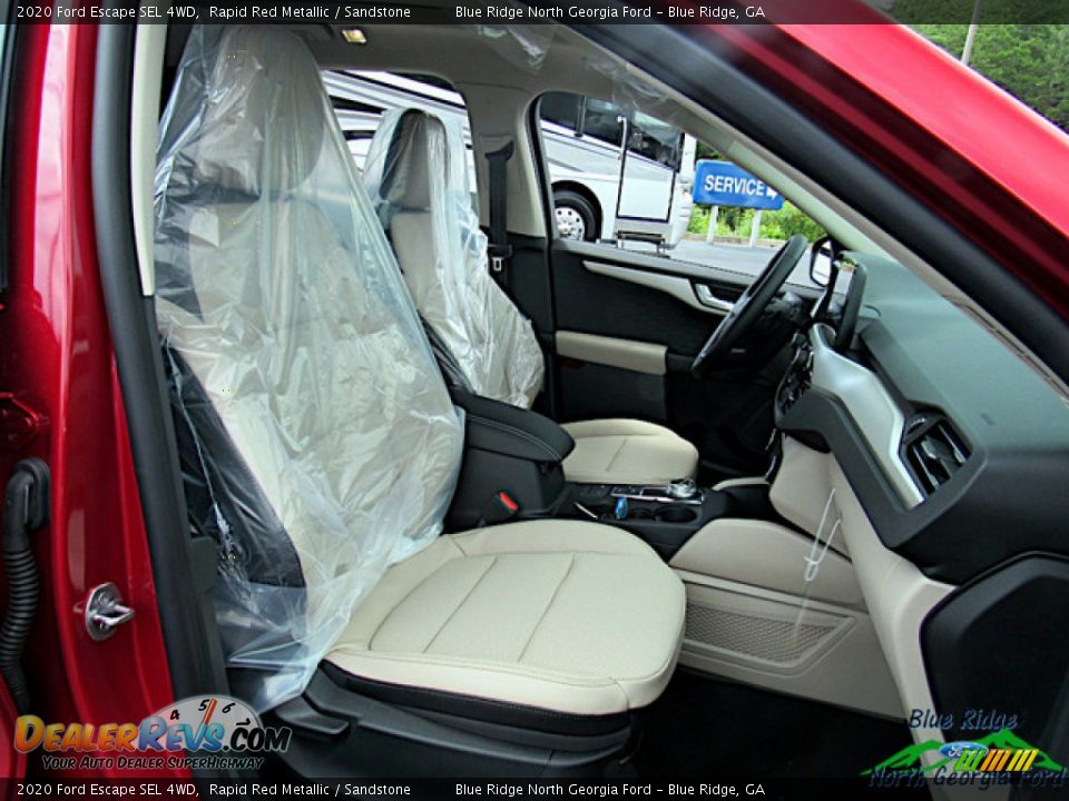 2020 Ford Escape SEL 4WD Rapid Red Metallic / Sandstone Photo #12