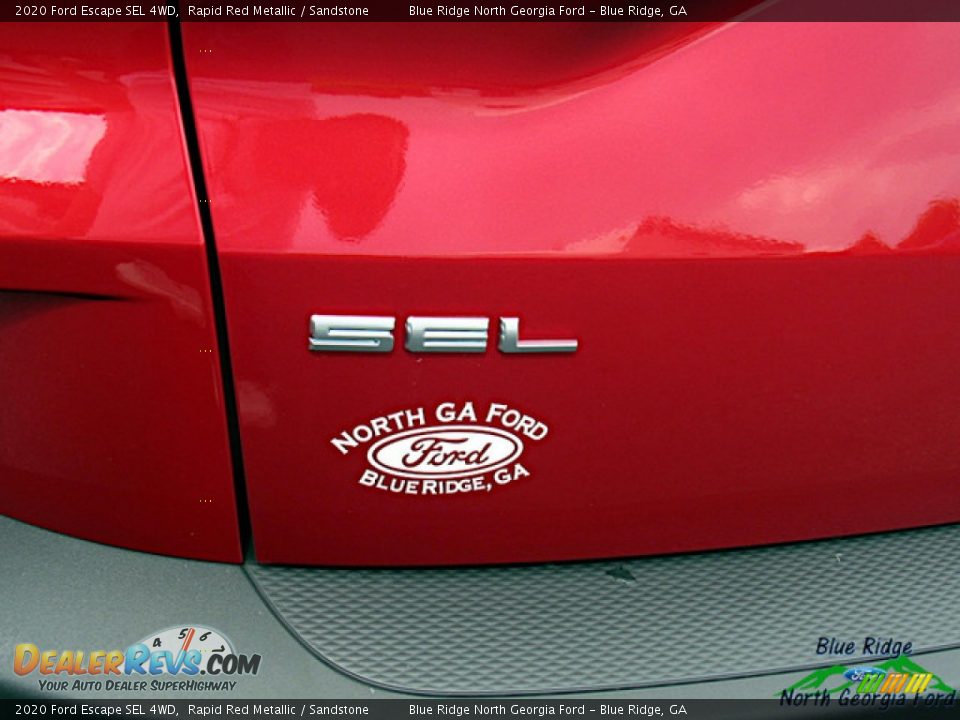 2020 Ford Escape SEL 4WD Rapid Red Metallic / Sandstone Photo #27