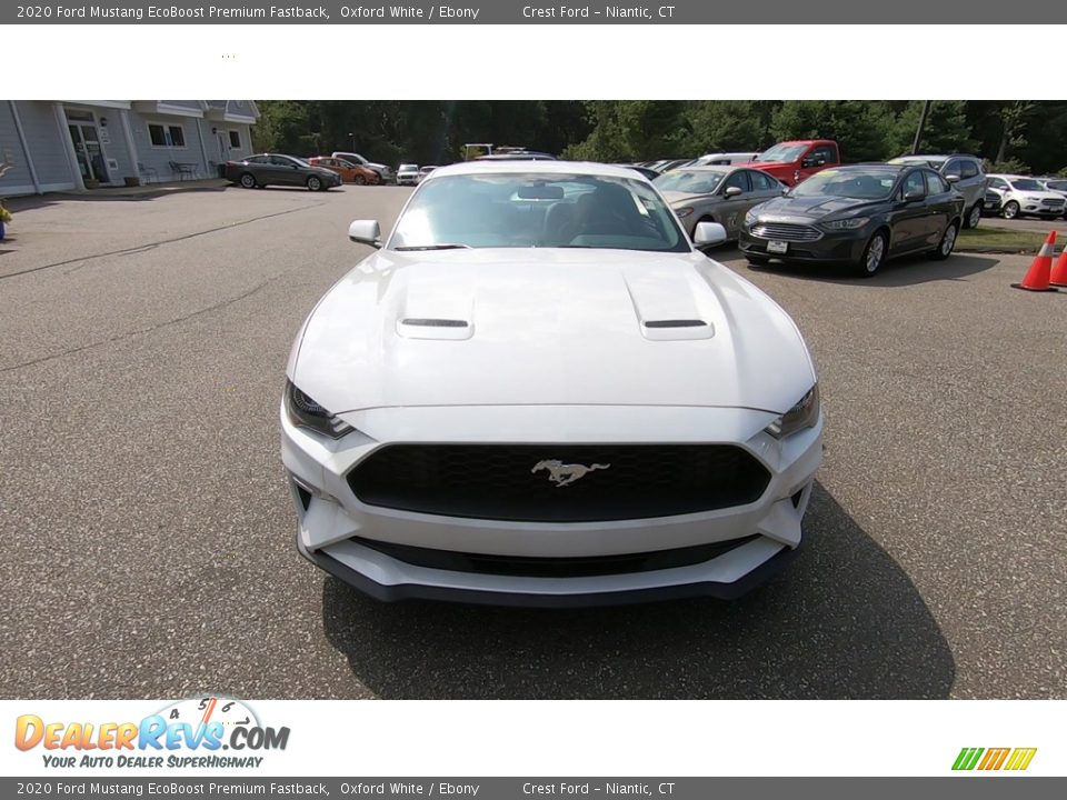 2020 Ford Mustang EcoBoost Premium Fastback Oxford White / Ebony Photo #2