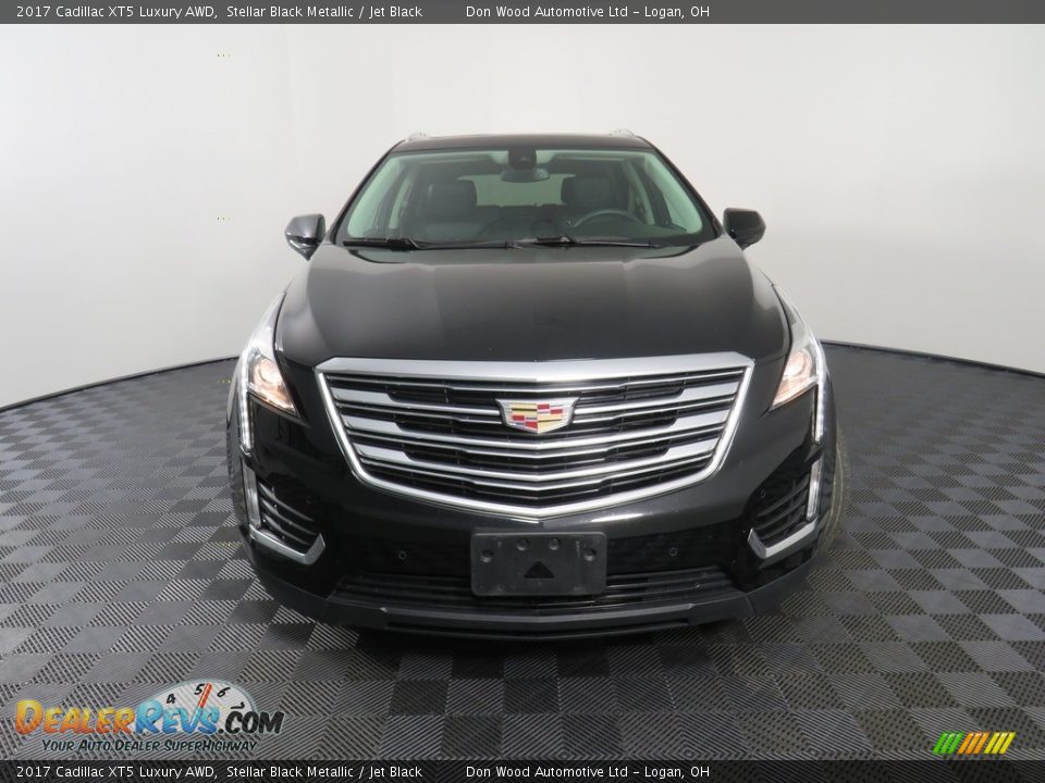 2017 Cadillac XT5 Luxury AWD Stellar Black Metallic / Jet Black Photo #7