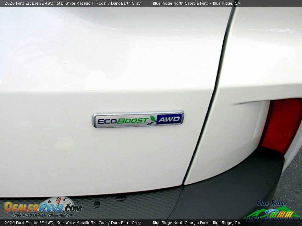2020 Ford Escape SE 4WD Star White Metallic Tri-Coat / Dark Earth Gray Photo #26