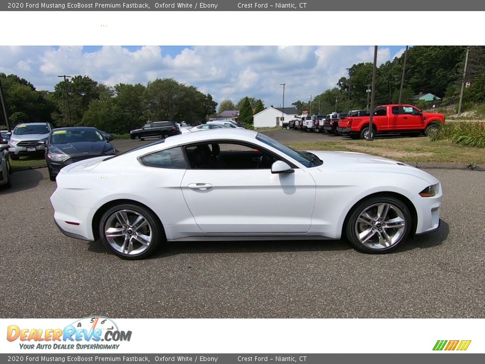 Oxford White 2020 Ford Mustang EcoBoost Premium Fastback Photo #8
