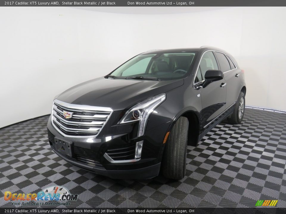 2017 Cadillac XT5 Luxury AWD Stellar Black Metallic / Jet Black Photo #10