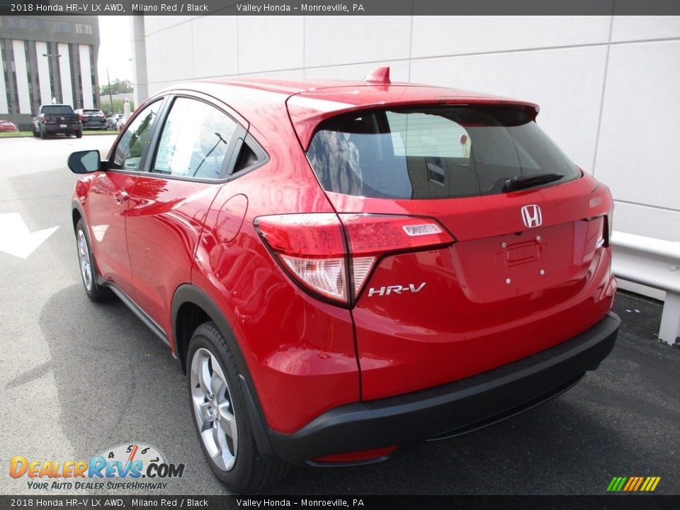 2018 Honda HR-V LX AWD Milano Red / Black Photo #3