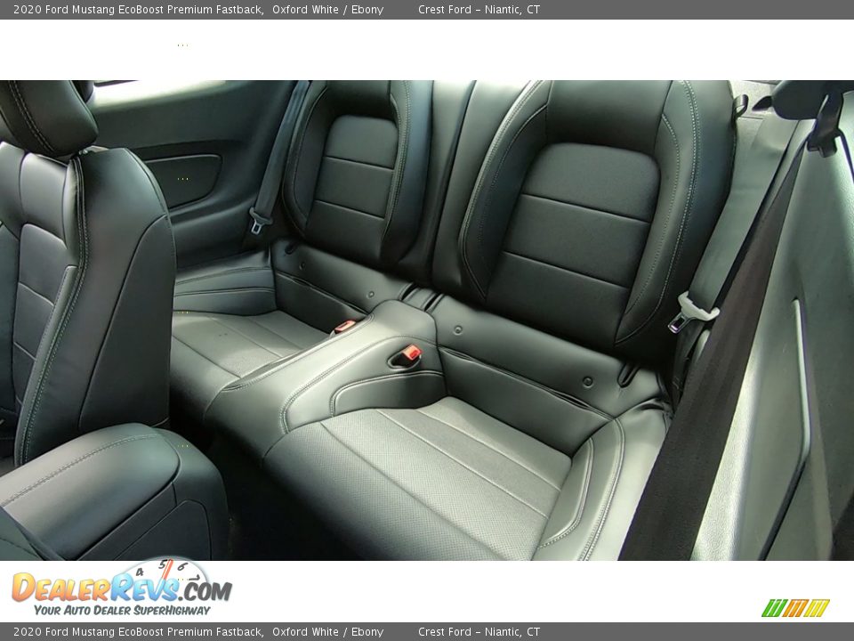 Rear Seat of 2020 Ford Mustang EcoBoost Premium Fastback Photo #17