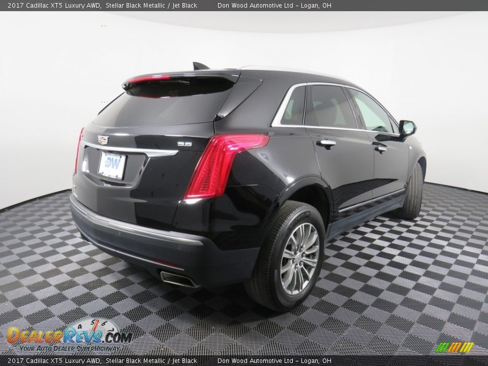 2017 Cadillac XT5 Luxury AWD Stellar Black Metallic / Jet Black Photo #18