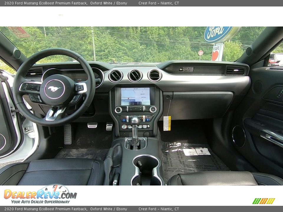 Dashboard of 2020 Ford Mustang EcoBoost Premium Fastback Photo #18