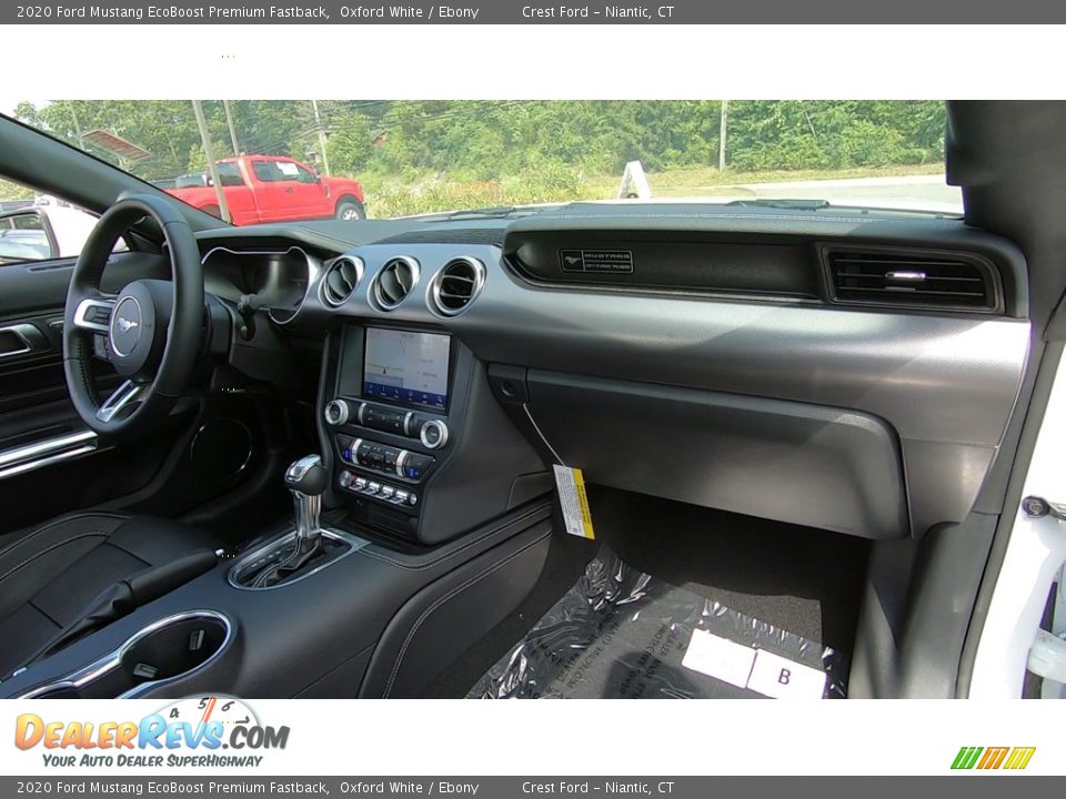 2020 Ford Mustang EcoBoost Premium Fastback Oxford White / Ebony Photo #23