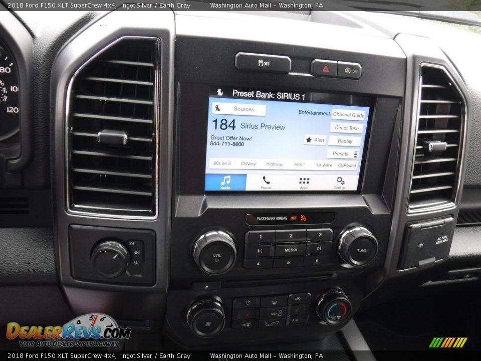 2018 Ford F150 XLT SuperCrew 4x4 Ingot Silver / Earth Gray Photo #3