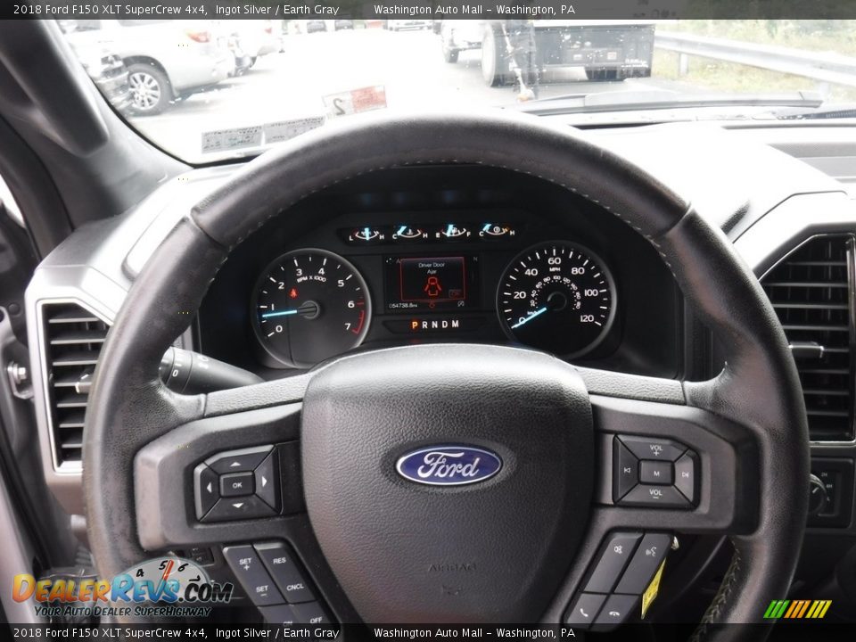 2018 Ford F150 XLT SuperCrew 4x4 Ingot Silver / Earth Gray Photo #6