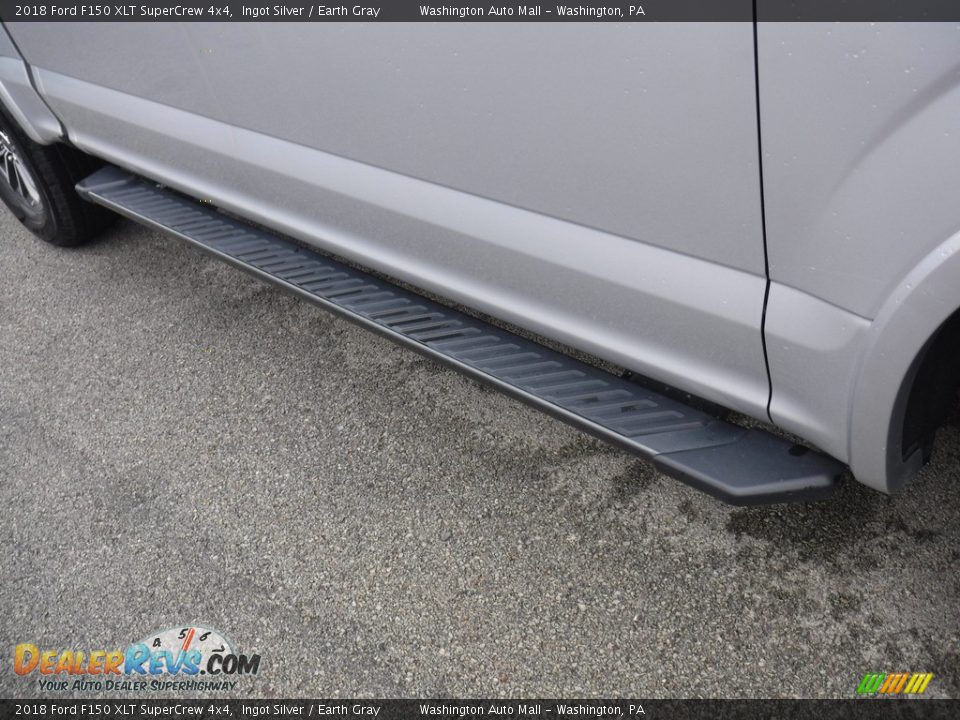 2018 Ford F150 XLT SuperCrew 4x4 Ingot Silver / Earth Gray Photo #10