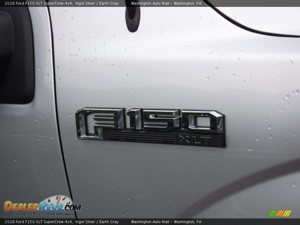 2018 Ford F150 XLT SuperCrew 4x4 Ingot Silver / Earth Gray Photo #11