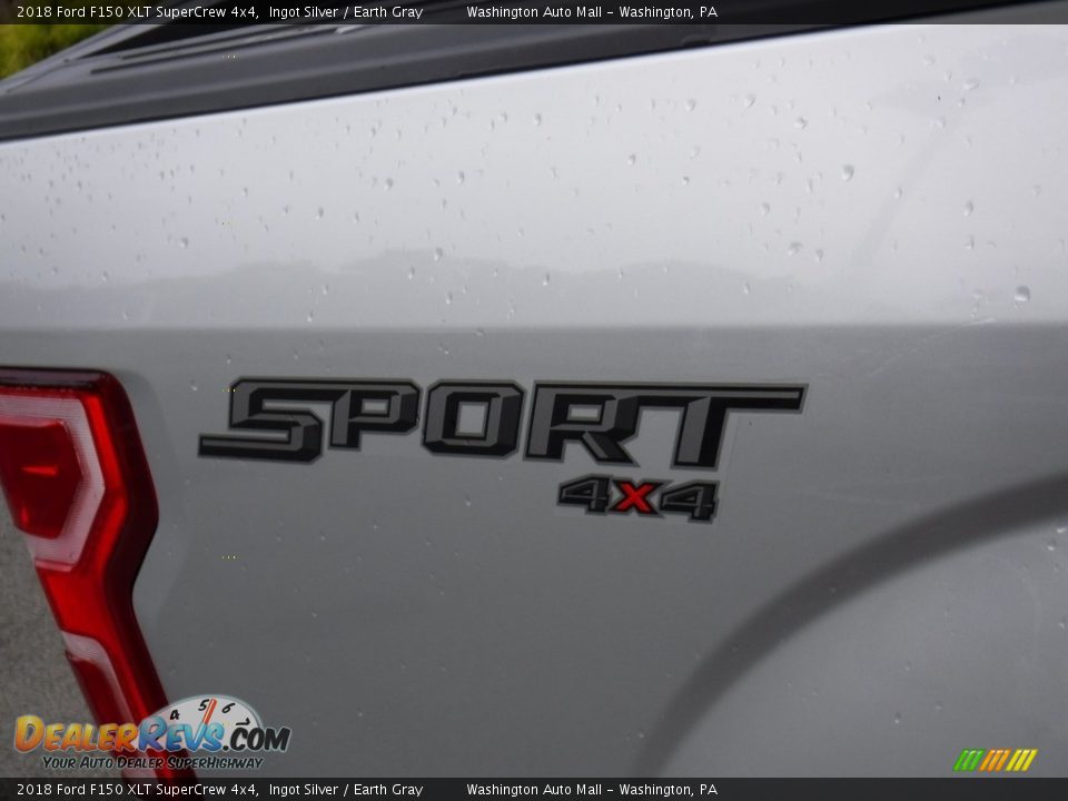 2018 Ford F150 XLT SuperCrew 4x4 Ingot Silver / Earth Gray Photo #12