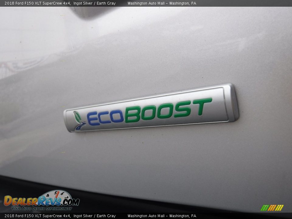 2018 Ford F150 XLT SuperCrew 4x4 Ingot Silver / Earth Gray Photo #20