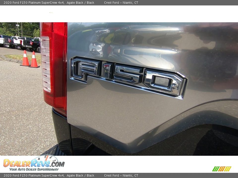 2020 Ford F150 Platinum SuperCrew 4x4 Agate Black / Black Photo #10