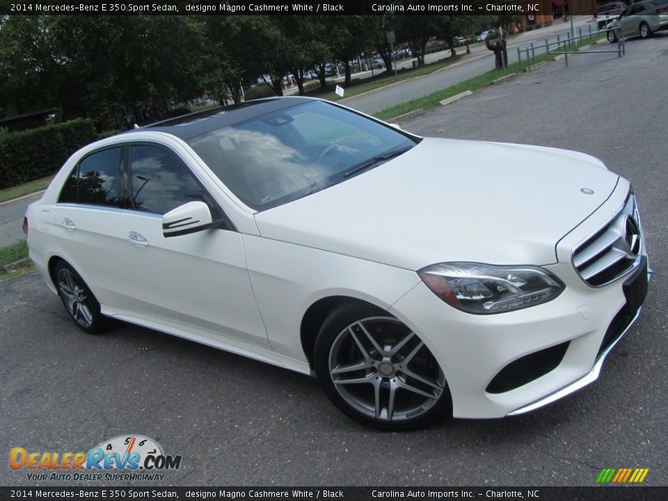 2014 Mercedes-Benz E 350 Sport Sedan designo Magno Cashmere White / Black Photo #3