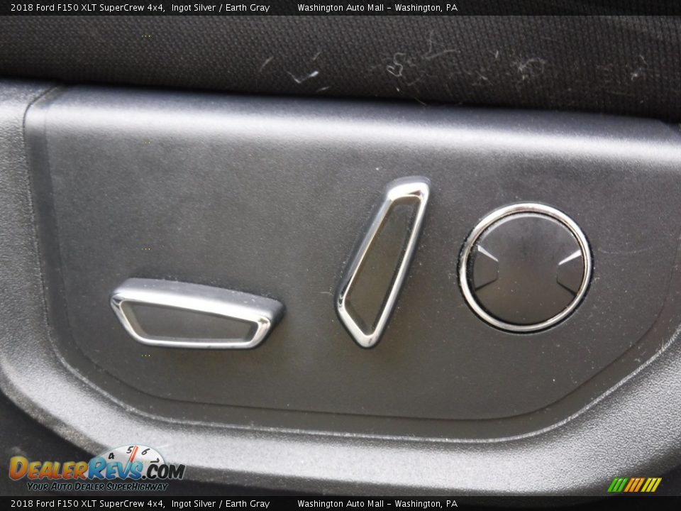 2018 Ford F150 XLT SuperCrew 4x4 Ingot Silver / Earth Gray Photo #25