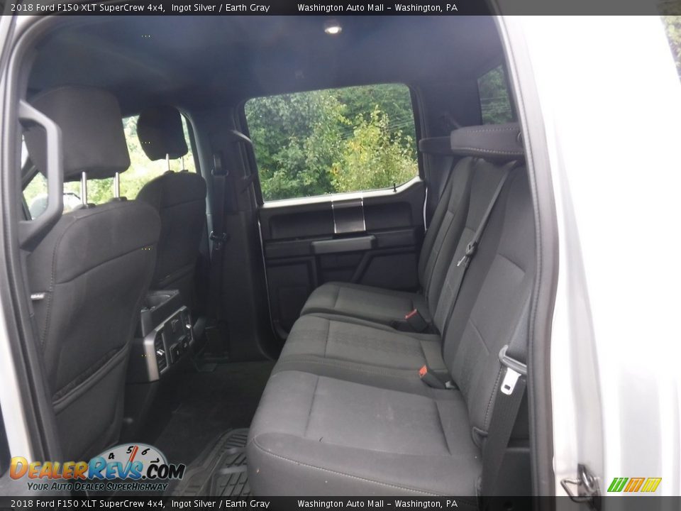 2018 Ford F150 XLT SuperCrew 4x4 Ingot Silver / Earth Gray Photo #27