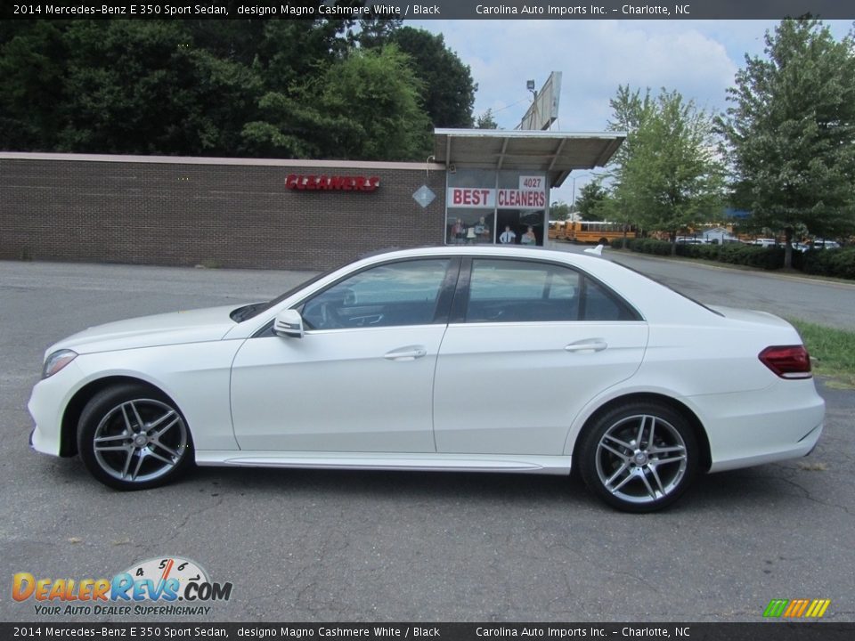 2014 Mercedes-Benz E 350 Sport Sedan designo Magno Cashmere White / Black Photo #7