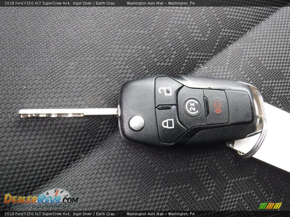 2018 Ford F150 XLT SuperCrew 4x4 Ingot Silver / Earth Gray Photo #28