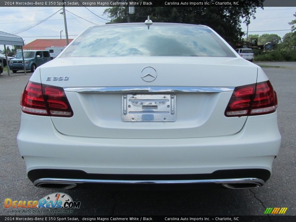 2014 Mercedes-Benz E 350 Sport Sedan designo Magno Cashmere White / Black Photo #9