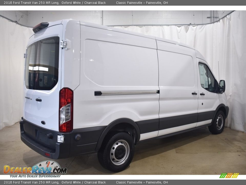 Oxford White 2018 Ford Transit Van 250 MR Long Photo #2