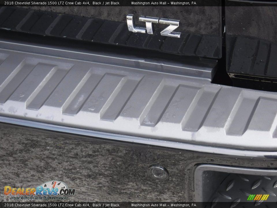 2018 Chevrolet Silverado 1500 LTZ Crew Cab 4x4 Black / Jet Black Photo #19