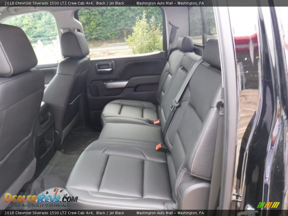 2018 Chevrolet Silverado 1500 LTZ Crew Cab 4x4 Black / Jet Black Photo #29