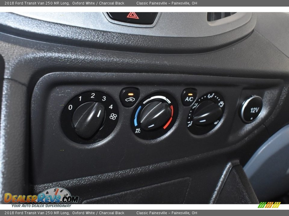 Controls of 2018 Ford Transit Van 250 MR Long Photo #14