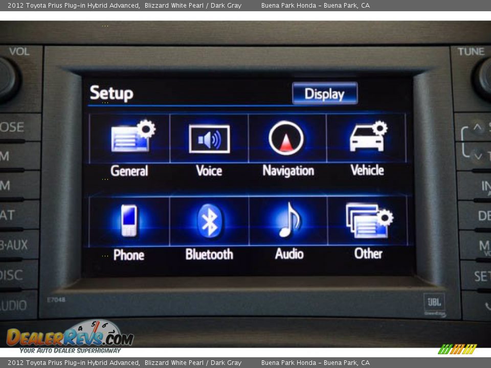 2012 Toyota Prius Plug-in Hybrid Advanced Blizzard White Pearl / Dark Gray Photo #23