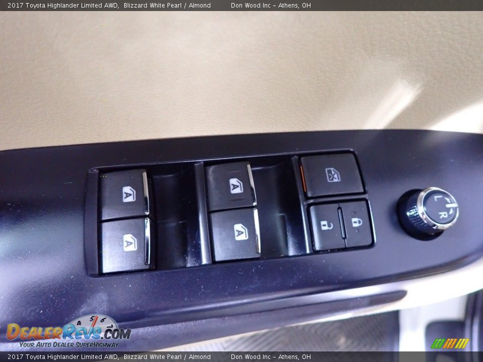 2017 Toyota Highlander Limited AWD Blizzard White Pearl / Almond Photo #14