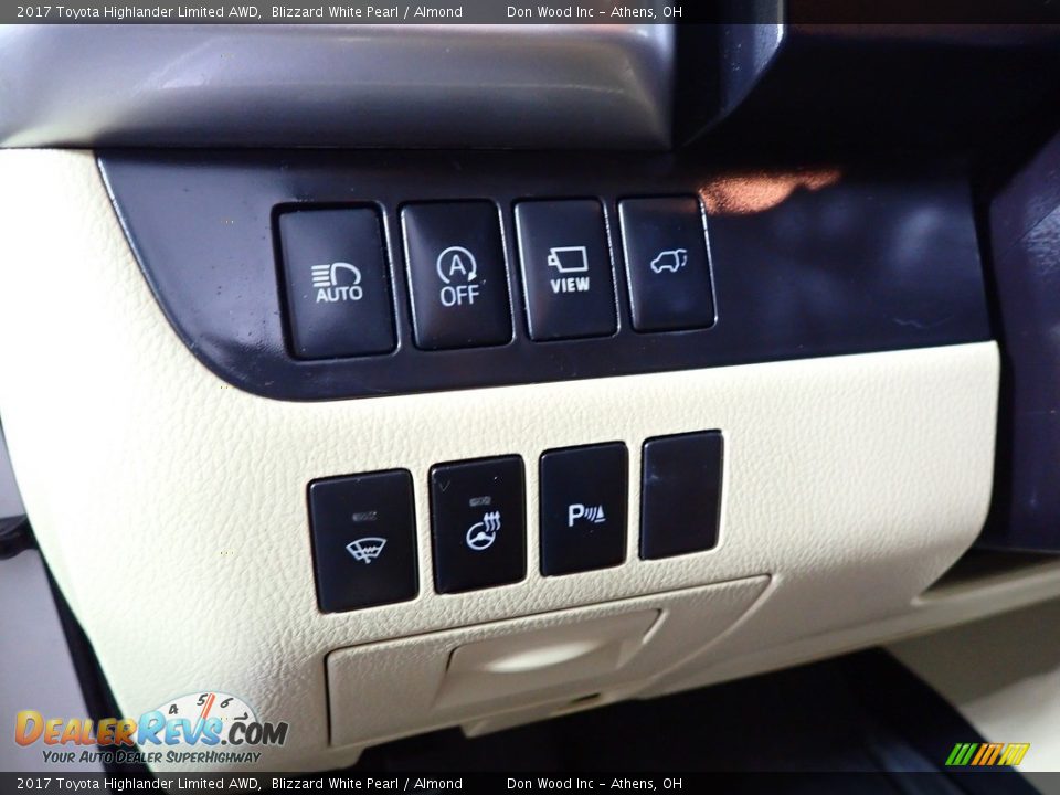 2017 Toyota Highlander Limited AWD Blizzard White Pearl / Almond Photo #15