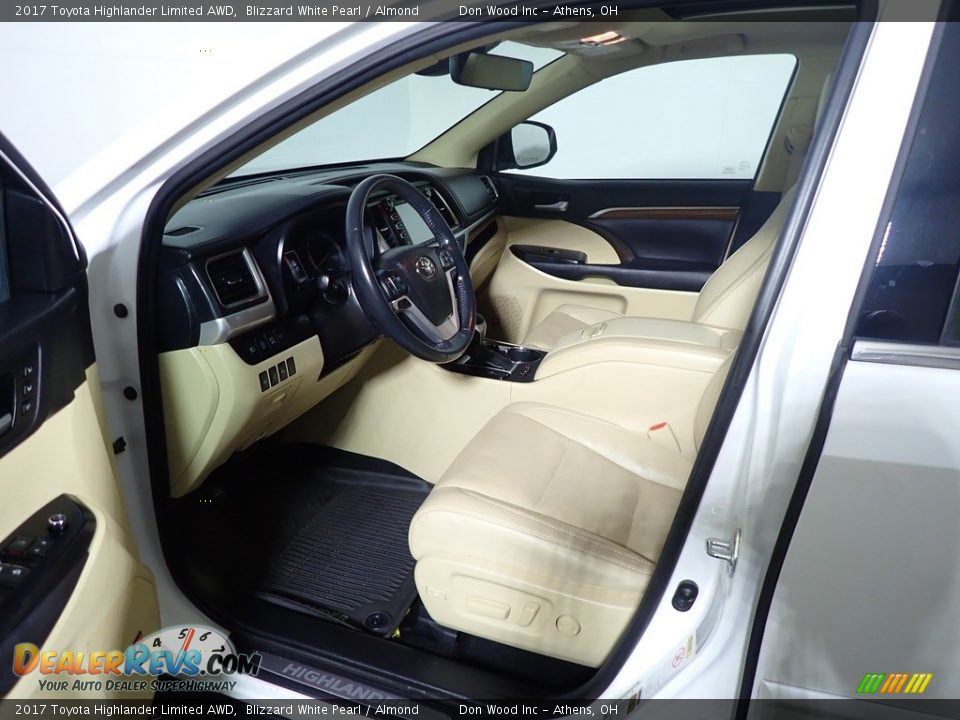 2017 Toyota Highlander Limited AWD Blizzard White Pearl / Almond Photo #22